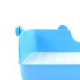 thumbnail image 3 of Methold Rabbit Toilet Box Tray Pets Hamster Indoor Trainer Potty Guinea Pig Juguetes de animales pequeños Azul, 3 of 5