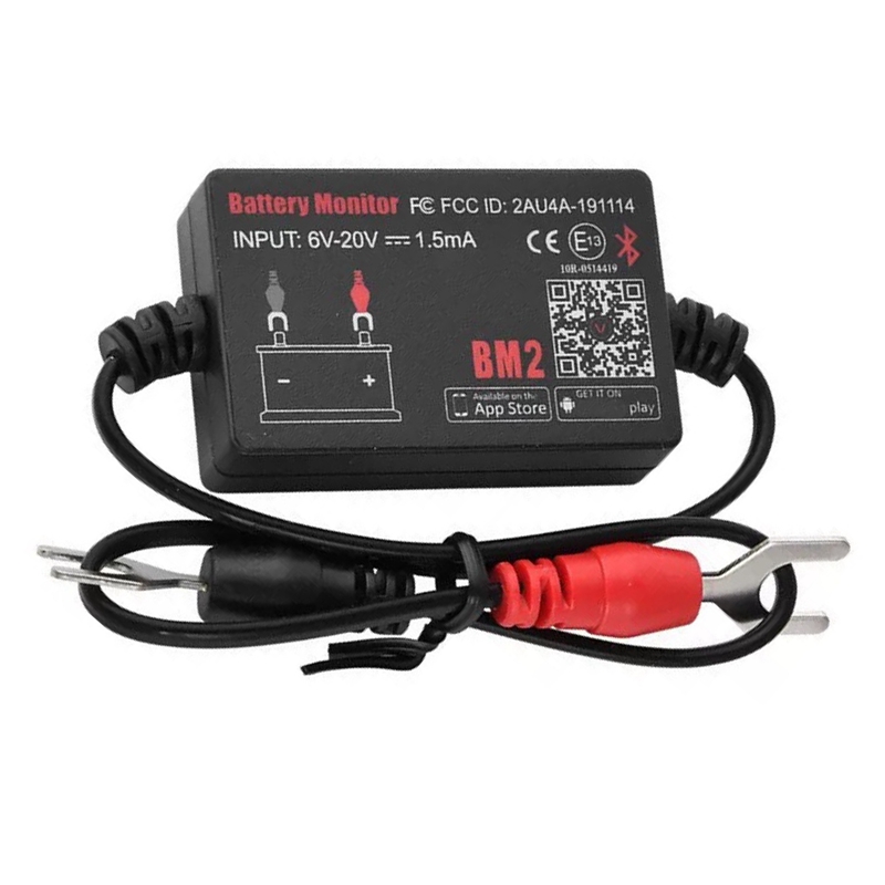 BM2 Battery Monitor Tester 12V Battery Monitor Bluetooth 4.0 Car Battery Analyzer Charging