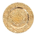 thumbnail image 2 of Balsa Circle 6 Metallic Gold 13 in Rock Cut Plastic Round Charger Plates Party Events Reception Decorations Supplies, 2 of 8