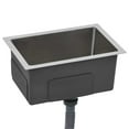 thumbnail image 3 of vidaXL 17.3-inch Kitchen Sink with Strainer, Top-Mount Sink Single Bowl, Silver Stainless Steel, 3 of 7