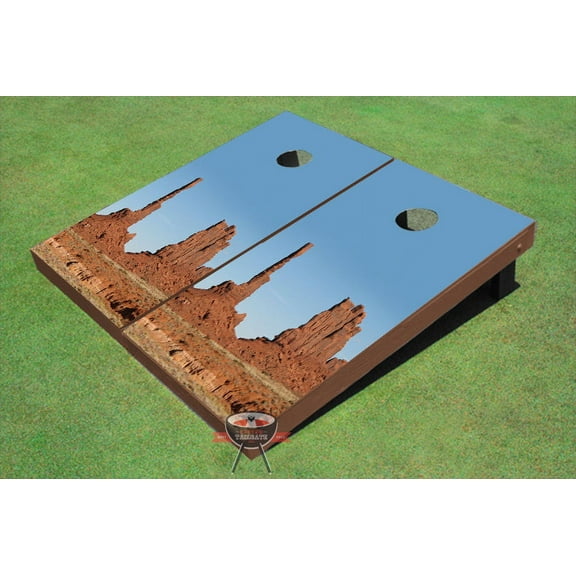 Monument Valley #2 Theme Cornhole Boards