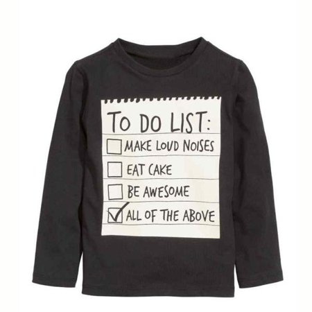 

Toddler Boys 1 Kids Handsome Black Blouse + Gray Casual Pants 100 Outfit Sets