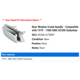 thumbnail image 2 of Rear Window Crank Handle - Compatible with 1979 - 1986 GMC K2500 Suburban 1980 1981 1982 1983 1984 1985, 2 of 2
