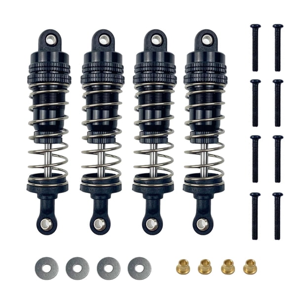 Amortiguador de choque de aluminio Baoblaze 4x RC trasero para coches MN y 1:12