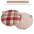 thumbnail image 5 of Lucky Monet Pet Bed Soft Warm Pet Cuddler Reversible Cushion for Dog Cat 23.6x23.6x8.7", 5 of 7