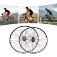 thumbnail image 5 of Mountain Bike Wheelset, 27.5" Aluminum Alloy Mountain Disc Double Wall, Front & Rear Mountain Bicycle Wheels, for 7-12 Speed Cassette, 5 of 9