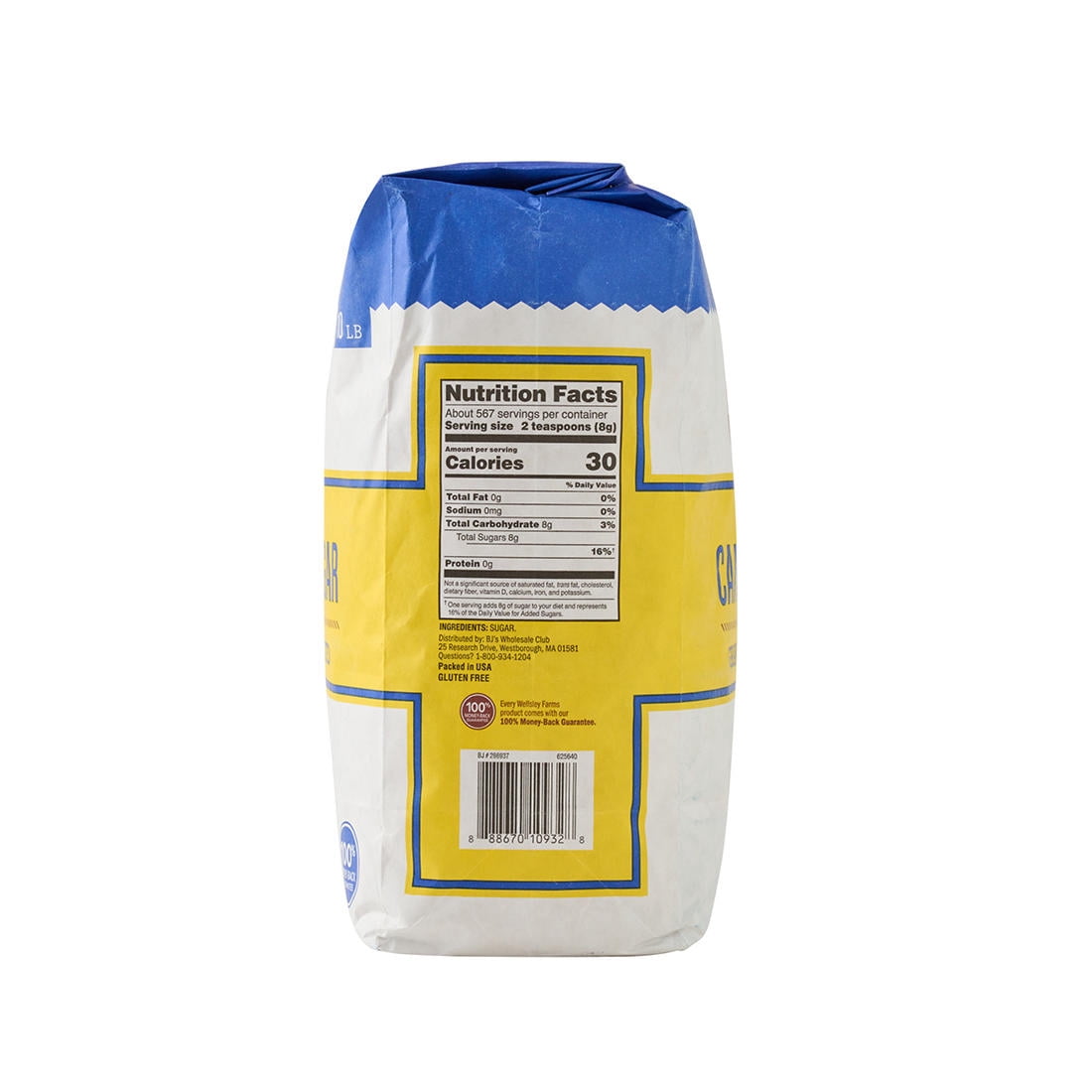 Wellsley Farms Premium Pure Cane Granulated Sugar, 10 IB