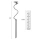 thumbnail image 4 of Bearachild Rain Measuring Cup Garden Gauge Gauging Meter Measurement Double Scale Tube Accurate Tools for Yard Decoration Paraguas de lluvia, 4 of 6
