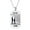 B, variant on Valentine'S Day Gift To My Son Love Dad Mom Personalized Creative Letter Necklace Good Luck Necklace Simple Pendant Pendant Necklace