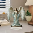 thumbnail image 5 of Christmas Angel Character Acrylic Display Stand Desktop Decor for Handmade Crafts Collection Home Office Tabletop Decoration Gift Showcase Multicolor Transparent Ornaments, 5 of 6