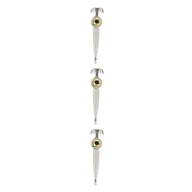 Yuarrent Cebo LED para camarones, señuelo de calamar, equipo electrónico de aparejos de pesca, amplio rango con anzuelo afilado, aparejos de pescado, Type1 NO1 Yuarrent CBP228552