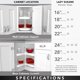 thumbnail image 5 of Organizador Lazy Susan de 2 Niveles y 18" de Círculo Completo Rev-A-Shelf, 5 of 9
