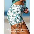 thumbnail image 6 of Summer Mae Tankini Swimsuits for Women Bathing Suits Top Ruched Two Piece Tummy Control Round Neck with V-Wire Swim Suits, 6 of 6