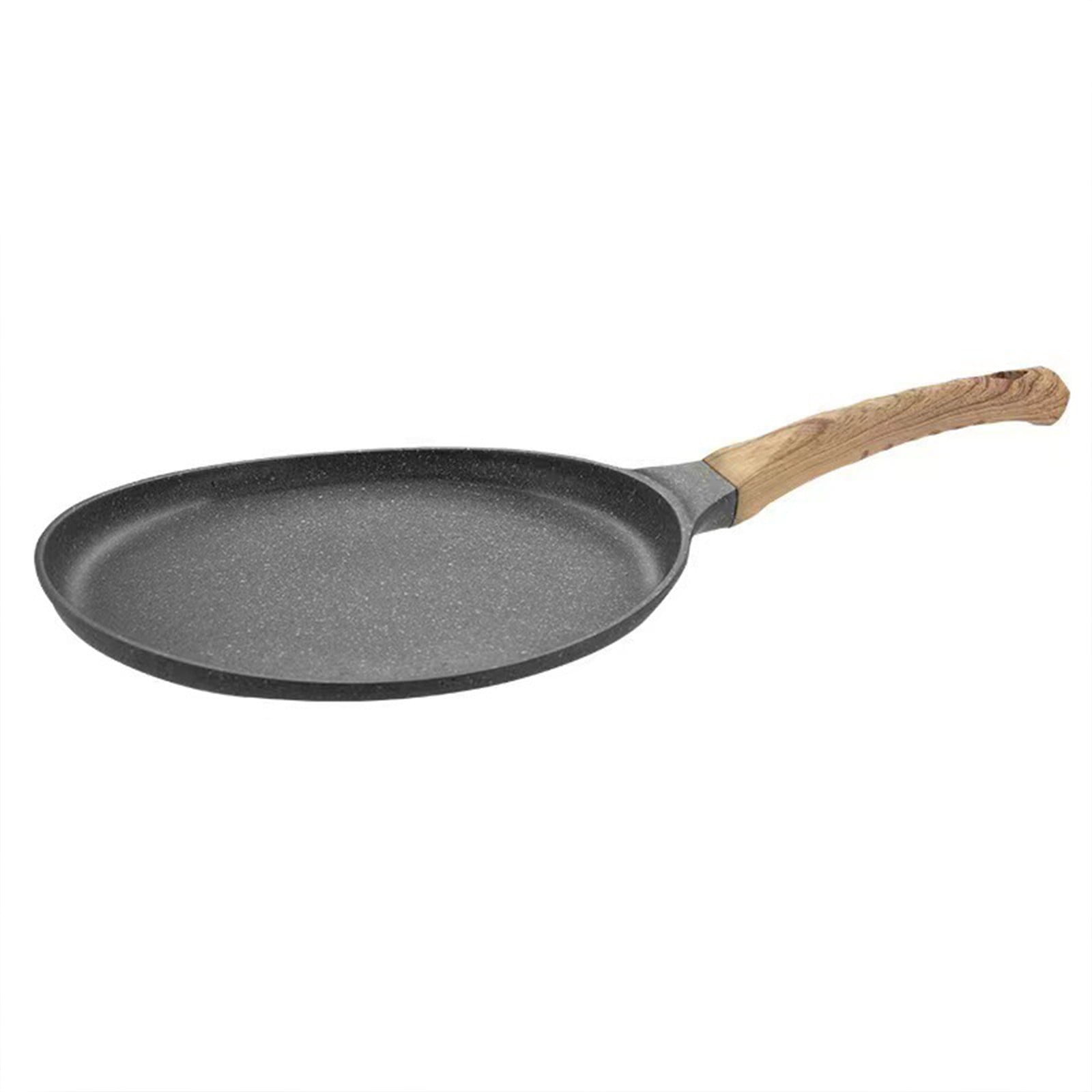 Oven Safe 304 Stainless Steel Frying Pan Wooden Handle Open Skillet  Omelette Pan Kitchen – parimad tooted e-poes Joom Geek