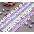 thumbnail image 1 of Origami de estrella gruesa 136, 8 dibujos por juego, papel con forma de estrella de pentagrama de la suerte para niños, 1 of 6