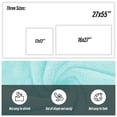 thumbnail image 2 of Juego de toallas MOONQUEEN de microfibra ultrasuave, 6 unidades, Frozen Blue, 2 of 7
