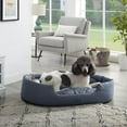 thumbnail image 2 of Sam's Pets  Missy® Round Dog Bed Navy Blue Large, 2 of 8