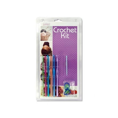 Kole Imports OS344-4 Multi-Purpose Crochet Kit, 4 Piece -Pack of 4