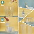 thumbnail image 2 of 2 beverage dispensers with faucet, 2.7-gallon/10-liter transparent drinking water dispenser countertop with removable base, frost-resistant ice-cold juice container for weddings and parties, 2 of 4
