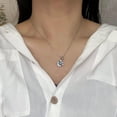 thumbnail image 4 of To My Beautiful Granddaughter Necklace Cubic-Zirconia Moon and Star Necklace For Granddaughter Birthday Graduation Gift, 4 of 4