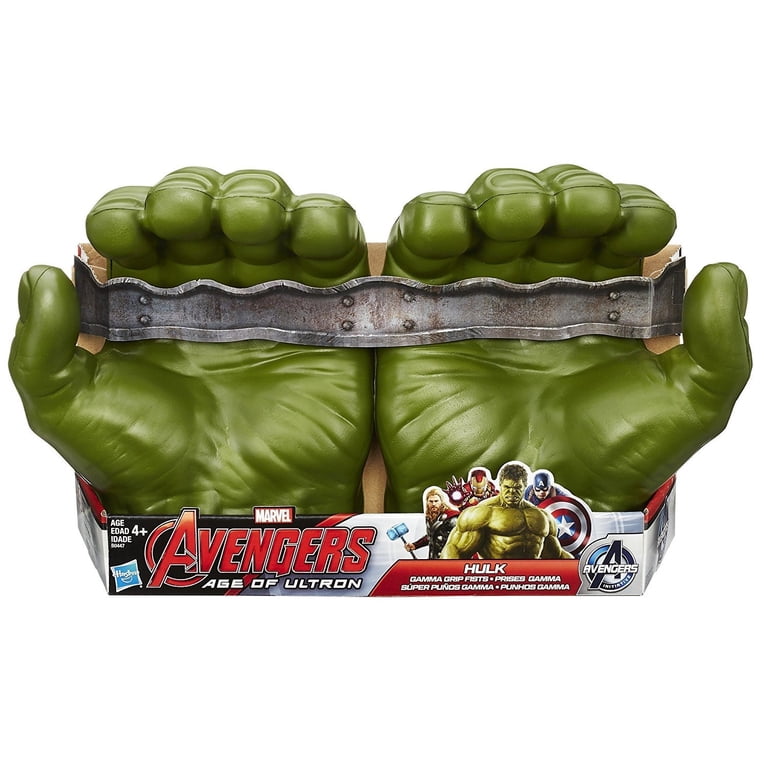 アメコミ Marvel Avengers Hulk Gamma Grip Fists Marvel Avengers Hulk Gamma Grip Fists - Walmart.com