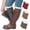 Autumn Leaves Trio, variant on Tipi Toe 3 Pairs Women's Cozy Knit Boot Cuffs Short Leg Warmers for Boots