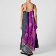 thumbnail image 5 of WILLBEST Robes pour Femmes Robe Maxi Contrastée Bretelles Spaghetti Tenues d'Été Voyage Sans Manches Longues Robes, 5 of 5