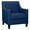 Blue, variant on Studio 55D Flynn Navy Blue Upholstered Armchair
