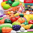 thumbnail image 2 of Juguete de cocina de simulación para niños, juego de carrito de compras, frutas, verduras, comida, casa de juegos, juguetes educativos para niñas, regalos de cumpleaños, 2023, 2 of 4