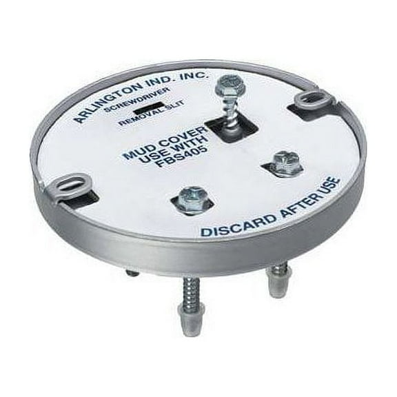 Arlington FBS405 Steel Pan Ceiling Fan/Fixture Mounting Box 4.25 Inch x 0.57 Inch 6 Cubic-Inch