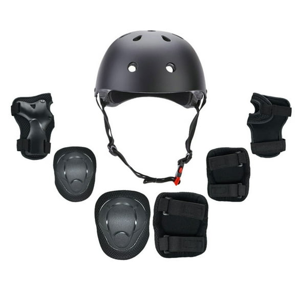 Skateboard Bike Helmet Set with Knee Pads Elbow Pads Wrist Guards,Adjustable Helmet for 3-8 Y Toddler Kids Youth,Bicycle Helmet Scooter Roller Skate