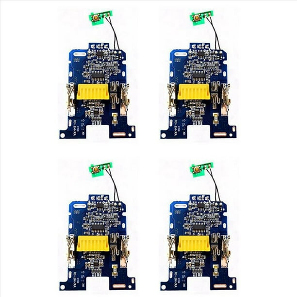 4 Uds BL1830 Batería de Iones de Litio PCB Placa de Protección de Carga para Herramienta 18V