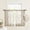 Khaki, variant on Sage Green Sheer Kitchen Curtains 35 X 45 Inch Length 2 Panels Embroidered Leaf Pattern Short Curtains for Small Window Valance Tiers