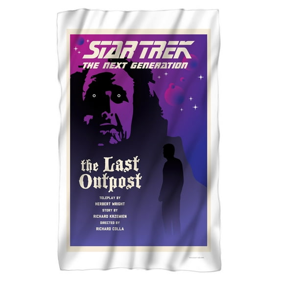 Star Trek TNG Season 1 Episode 5 Fleece Blanket (36x58)