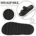 thumbnail image 3 of Northblanc Men’s Lightweight Comfort Slides Double Buckle Slip-on Adjustable EVA Flat Sandals, 3 of 9