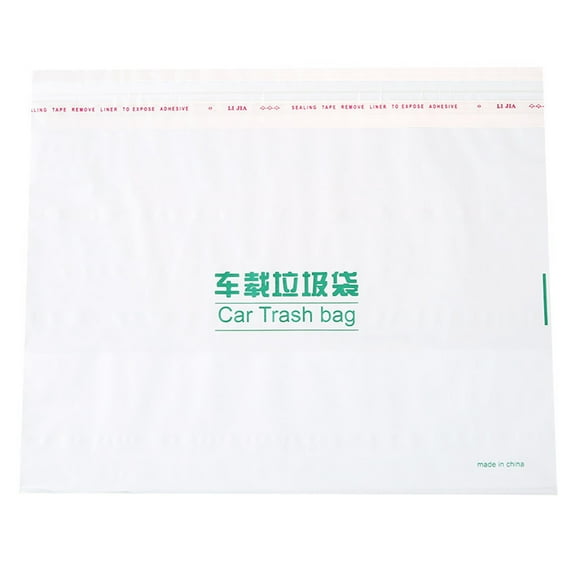 Tainini Car Trash Bag, 20pcs Easy Stick-On Disposable Car Garbage Bags, Waterproof Leak-proof Bag