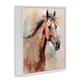 thumbnail image 2 of Stupell Industries Contemporary Modern Horse White Framed Giclee Art, 17 x 17, by Irena Orlov, 2 of 7