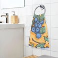 thumbnail image 4 of Dreamtimes Blueberries Yellow Bathroom Towels 2 Pieces 16×28 inches, Cotton Bath Towel Water Absorbent Lightweight Quickdry Towels for Bathroom Ktichen Travel Gym, 4 of 7