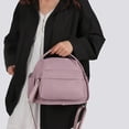 thumbnail image 3 of Nylon Versatile Shoulder Bags Large Capacity Crossbody Bags for Women Ladies Work Shopping Travel Daily Use (Pink), 3 of 7