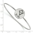 thumbnail image 2 of Sterling S. Rh-plated LogoArt Kappa Alpha Theta Enameled Slip-on Bangle; 7 inch; for Adults and Teens; for Women and Men, 2 of 2