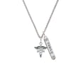 thumbnail image 2 of Delight Jewelry Silvertone Registered Nurse Caduceus Silvertone Family Bar Charm Necklace, 23", 2 of 4