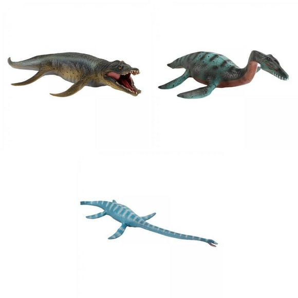 figatia 3x Big Dinosaur Model Figure Prehistoric Animal for Birthday Gift Collection