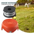 thumbnail image 4 of For Black & Decker Spare String Trimmer Strimmer Cover Cap + Spool and Line, 4 of 8