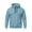 02# Light Blue, variant on Men's Quarter-Zip Hoodie Sweatshirts with Dual Chest Pockets Fleece-Lined Fabric Pullovers for for Daily Wear or Walks S-3XL