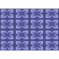 thumbnail image 1 of Ahgly Company Indoor Rectangle Patterned Sky Blue Dress Blue Area Rugs, 5' x 8', 1 of 6