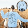 thumbnail image 4 of HNMKIU Womens Sweatshirt Oversized Sweatshirts Crewneck Long Sleeve Pullover Oversized Sweatshirt for Women Light Blue,XXL, 4 of 5
