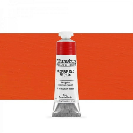 UPC: 0877463000171 | Williamsburg Handmade Oil Paint 37 ml Cadmium Red Medium
