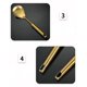 thumbnail image 3 of Stainless Steel Cookware Set Gold Soup Spoon Shovel Rustproof-one Set-, 3 of 4