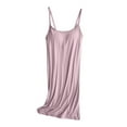 thumbnail image 5 of Women's Nightgowns & Sleepshirts Sleeveless Nightgown Scoop Neck Racerback Sleep Sleeveless Night Chemise Sleepwear Pajama Dress, 5 of 5