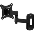 thumbnail image 1 of AVF EL104B-A Multi Position Dual Arm TV Mount for 12 to 25-Inch Screen, Black, 1 of 5